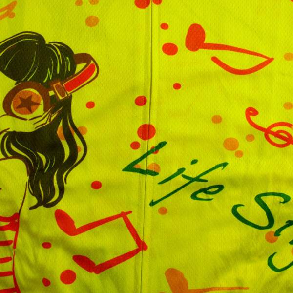 Bright Yellow Cycling Jersey - Image 8