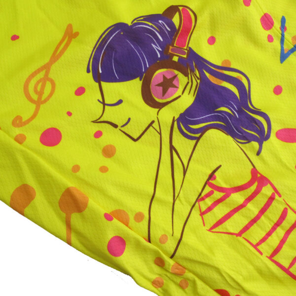 Bright Yellow Cycling Jersey - Image 6